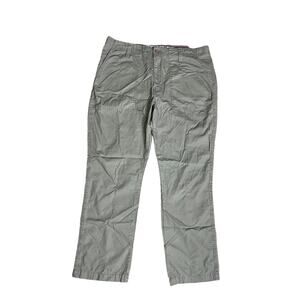 Northwest Territory Drawstring Cargo Utility Cropped Pants Green Olive Sz 38x30